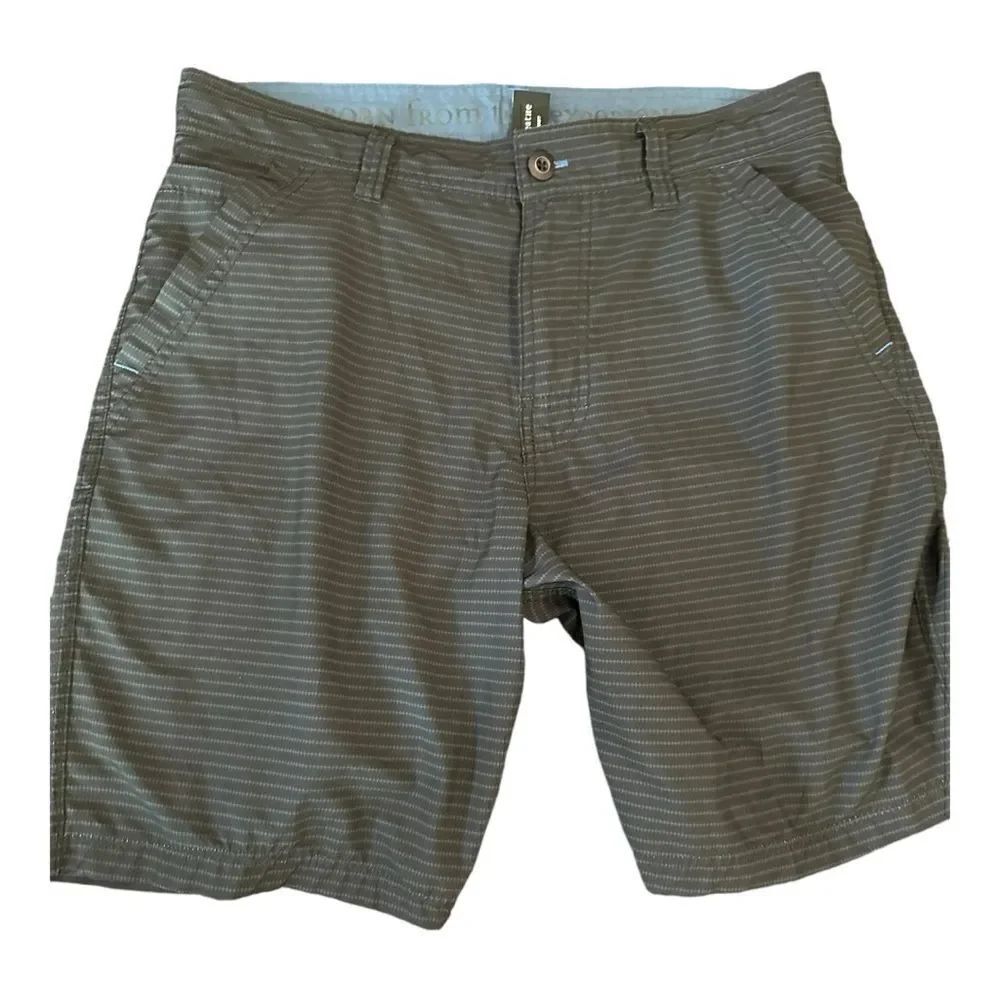 Prana | Men’s Ansa Striped Performance Shorts | 32
